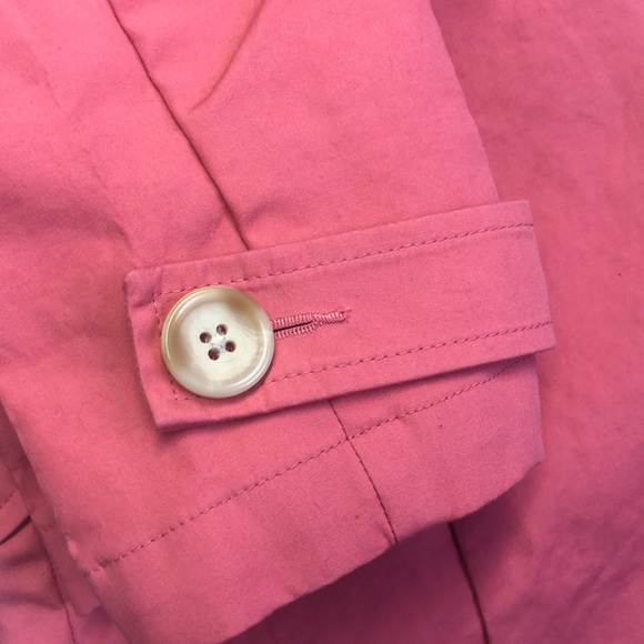 Pink Cotton Rain Trench coat - Picture 8 of 8